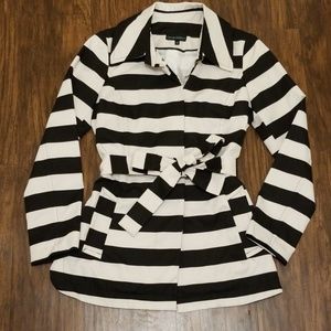 Cynthia Rowley, black and white stripe all weather